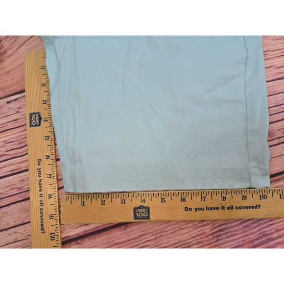 Fabletics The High Side Chino Shorts Aqua 31 Mens New With Tags 4-Way Stretch - Picture 8 of 8